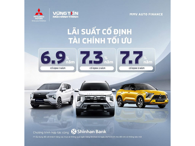 Mitsubishi Motors Việt Nam mở rộng đối tác Ngân hàng liên kết Shinhan Bank