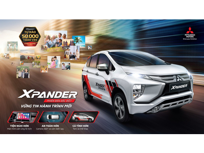 MITSUBISHI XPANDER PHIÊN BẢN ĐẶC BIỆT – KỶ NIỆM 50.000 XE BÁN RA SAU 3 NĂM