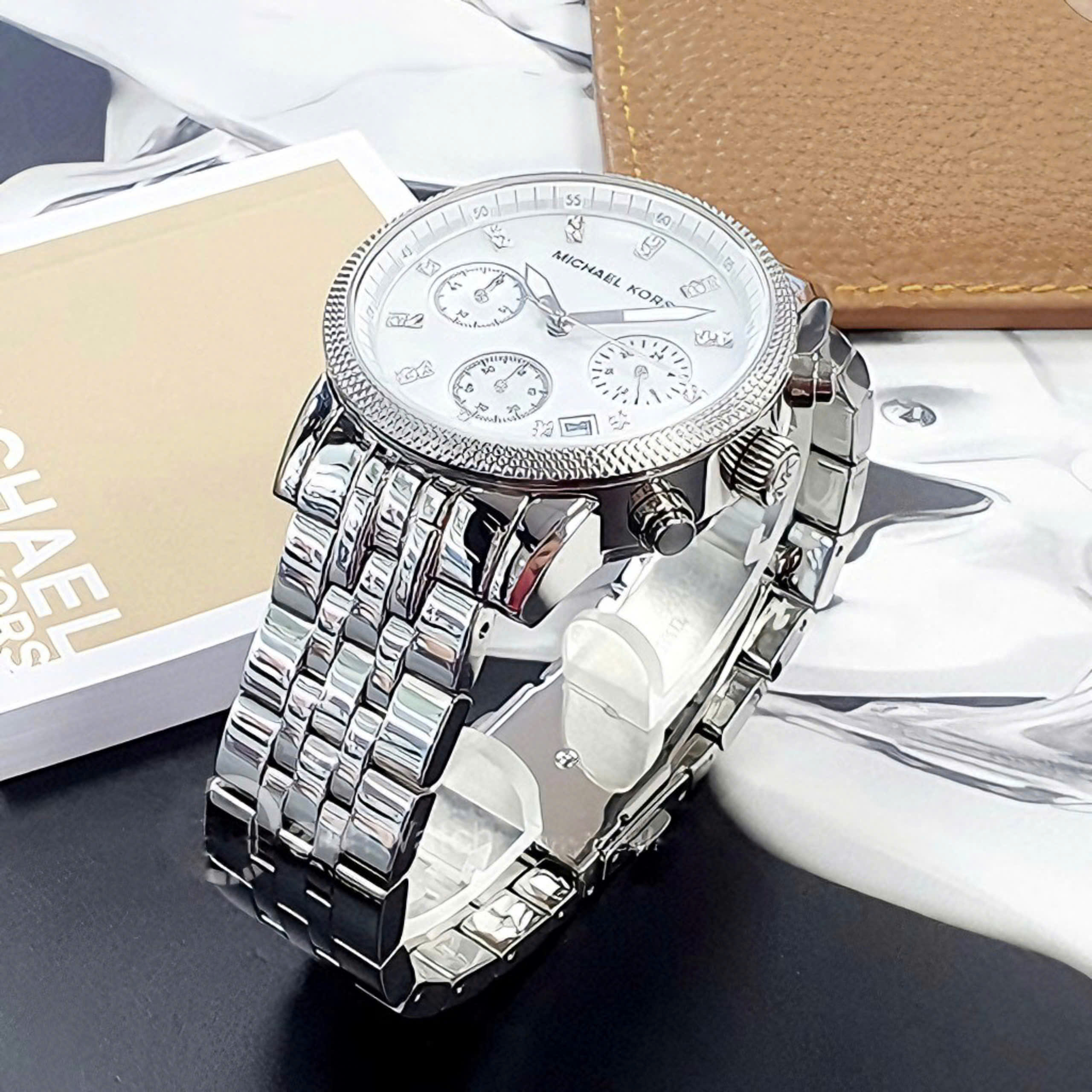 Đồng hồ nữ Michael Kors Ritz Silver-Tone MK5020