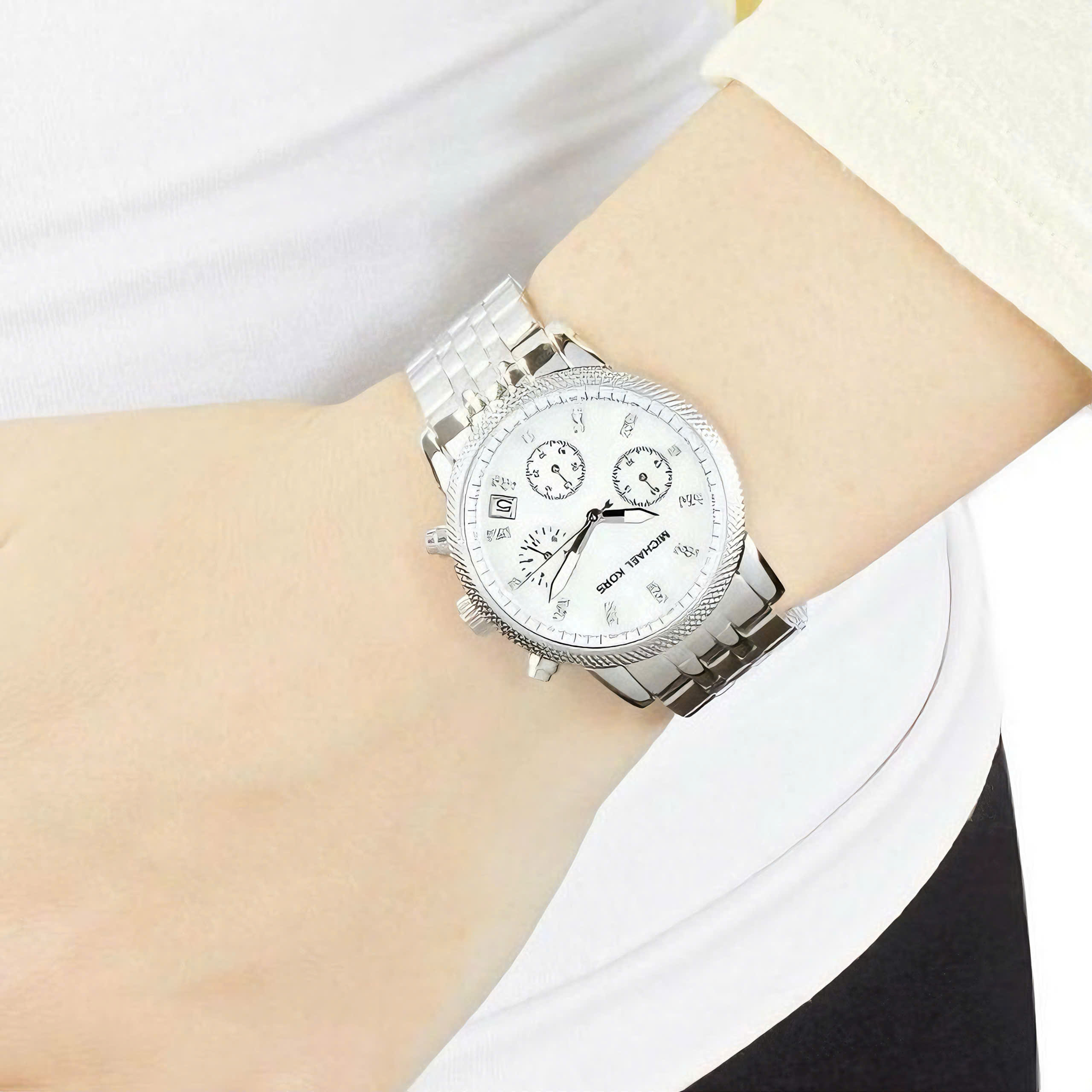 Đồng hồ nữ Michael Kors Ritz Silver-Tone MK5020