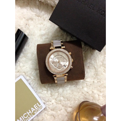 Đồng hồ nữ Michael Kors Parker Blush Dial Rose Gold-tone MK5896