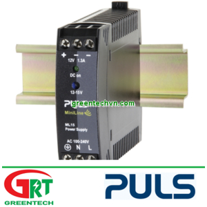 ML15.121 | Puls | Bộ nguồn gắn Din rail 1 pha 12V, 1.3A | Puls Vietnam