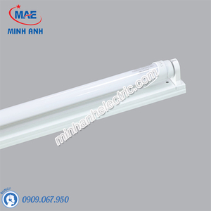 Bộ Máng Đèn Batten LED Tube Siêu Mỏng Nhôm T8 Bóng Đơn MPE 60cm