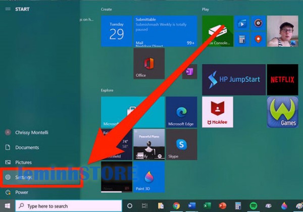 cách mở camera trên windows 10