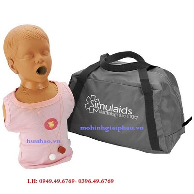 Mô hình thực hành cấp cứu dị vật đường thở trẻ em