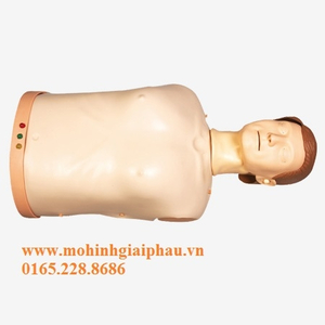 Mô hình thực hành hồi sức bán thân có đèn báo