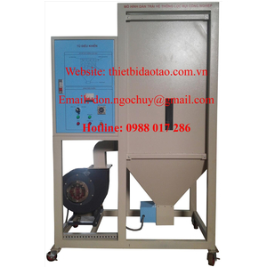Mô hình dàn trải hệ thống lọc bụi công nghiệp.