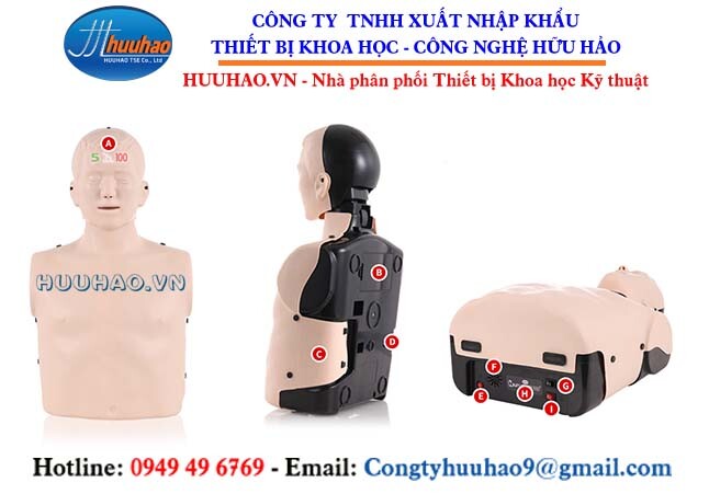 Mô hình đào tạo hồi sinh tim phổi CPR NURUGO