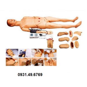 MÔ HÌNH THỰC HÀNH ĐIỀU DƯỠNG CÓ ĐO HUYẾT ÁP HONGLIAN GD/H125