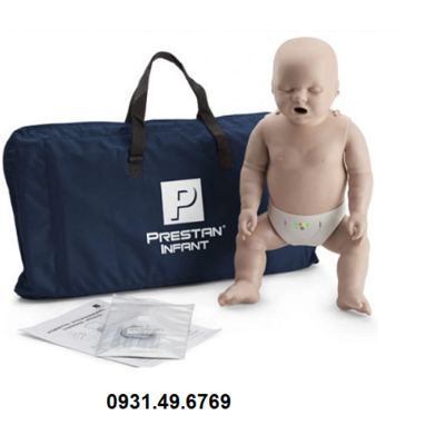 MÔ HÌNH HỒI SỨC CẤP CỨU CPR TRẺ SƠ SINH CÓ ĐÈN BÁO PRESTAN PP-IM-100M-MS