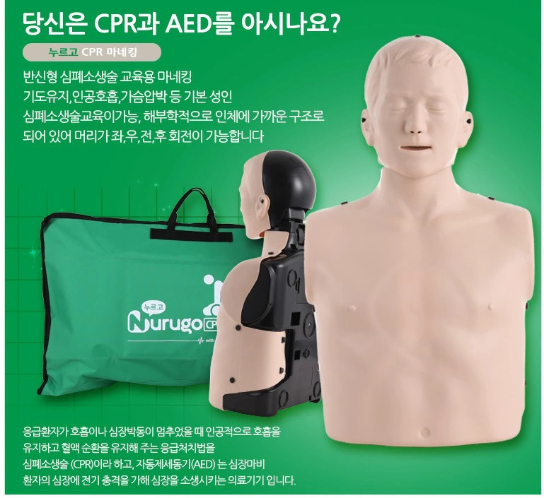 Mô hình hồi sức tim phổi Nurugo hàn quốc