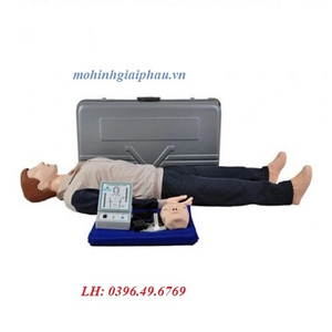 Mô hình sơ cấp cứu toàn thân có hộp điều khiển CPR280