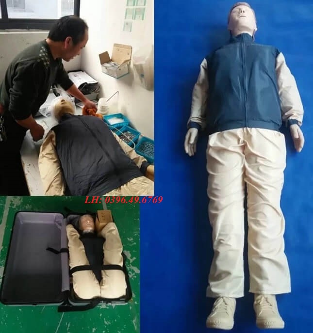 Mô hình sơ cấp cứu toàn thân có hộp điều khiển CPR280