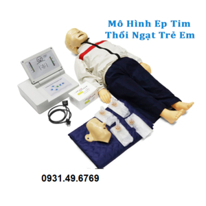 MÔ HÌNH THỰC HÀNH HỒI SỨC CẤP CỨU TRẺ EM CÓ MONITOR CPR200A