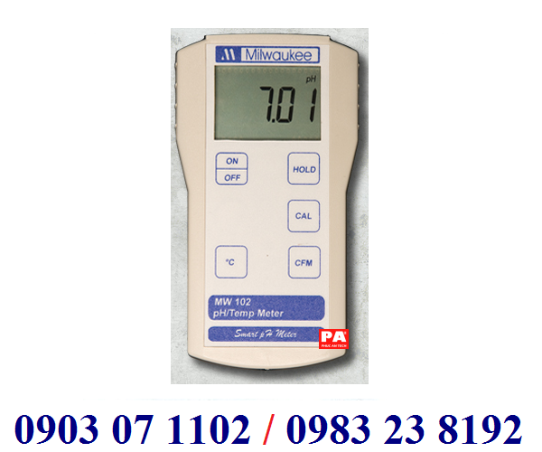 MÁY ĐO pH/NHIỆT ĐỘ CẦM TAY ĐIỆN TỬ HIỆN SỐ Model:MW 102