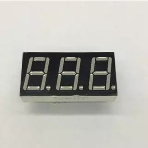 Module 3 LED 7 thanh 0.56 Anode chung màu đỏ