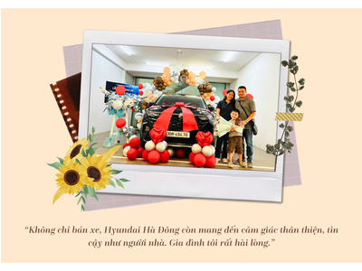 Mỗi lần bàn giao xe là một lần lan toả niềm vui. Cảm ơn anh chị Thanh Thảo đã chọn Hyundai Custin làm bạn đường của gia đình.