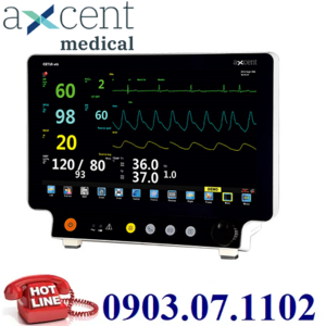 Monitor theo dõi bệnh nhân 5 thông số Cetus X15, Axcent - Đức