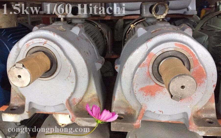Motor giảm tốc Hitachi 2hp 1/60