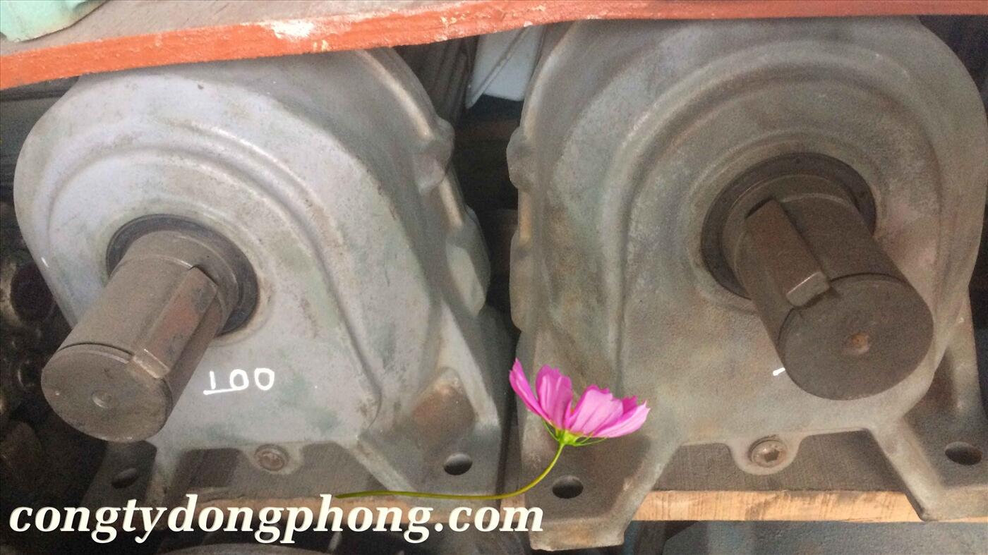 Motor giảm tốc Nhật cũ 5hp 1/100