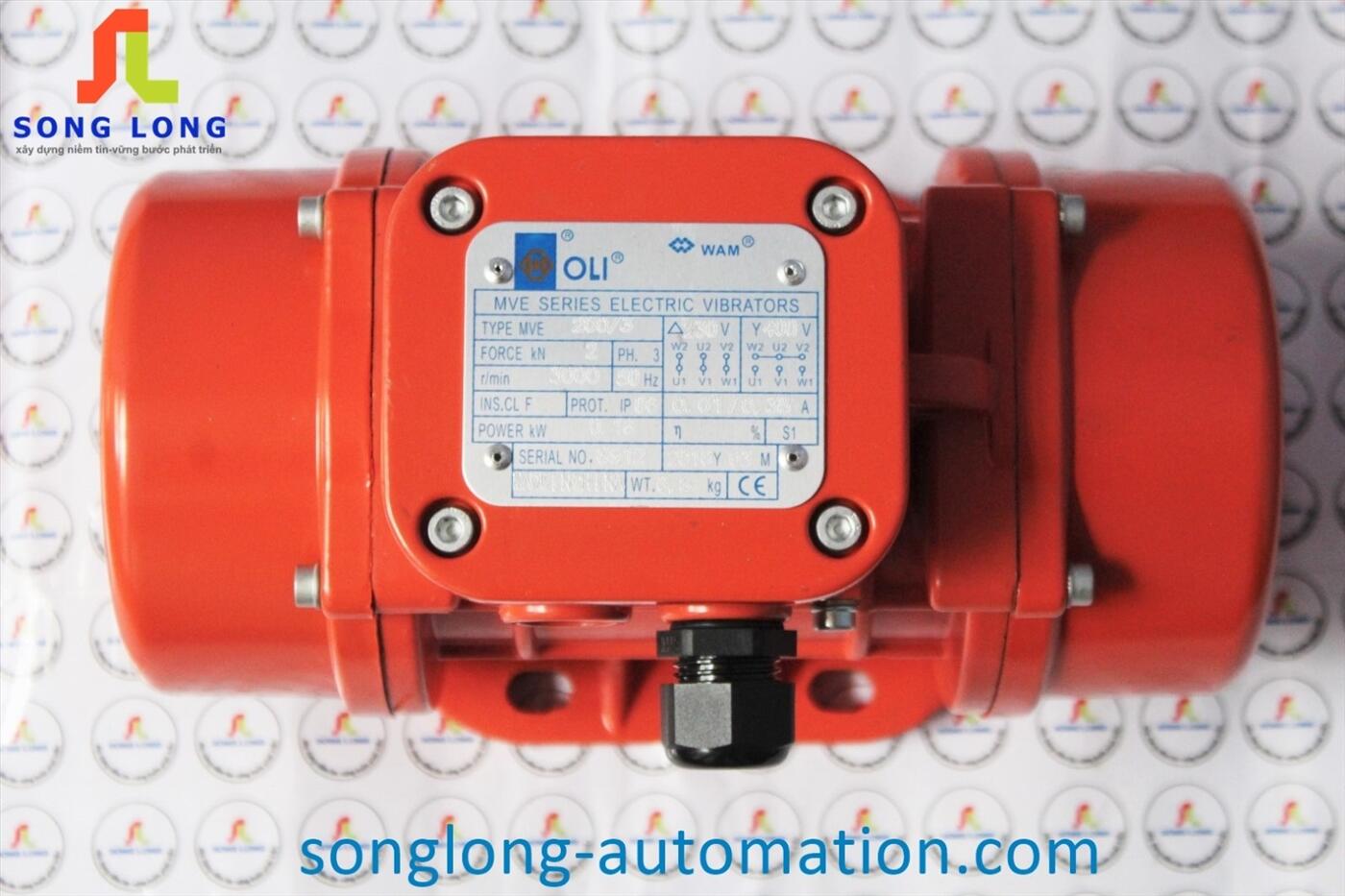 MOTOR RUNG 3 PHA OLI MVE 200/3