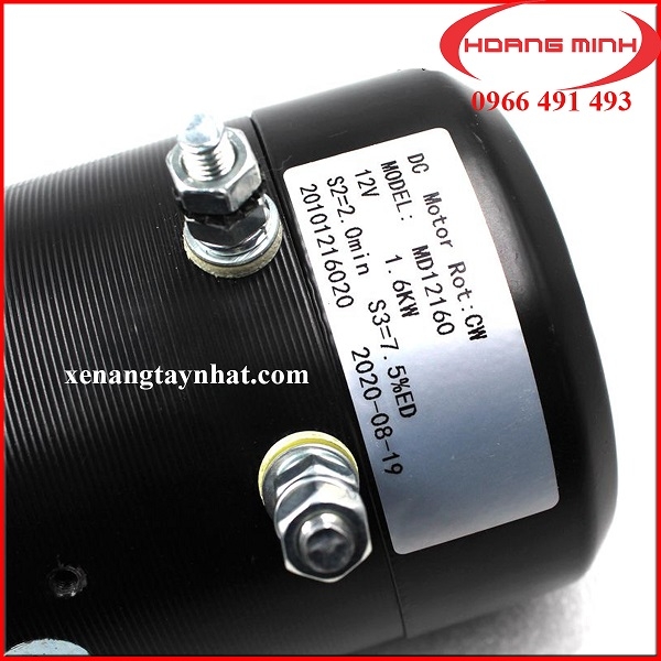 Motor xe điện bán tự động DC12V 1.6KW