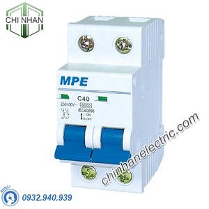 MCB 2P 63A 6KA - MP6-C263 - MPE