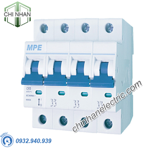 MCB 4P 10A 6KA - MP6-C410 - MPE