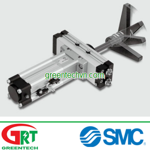 Rotary cylinder / pneumatic / double-acting / rack-and-pinion | MRQ series | SMC Vietnam | Khí nén