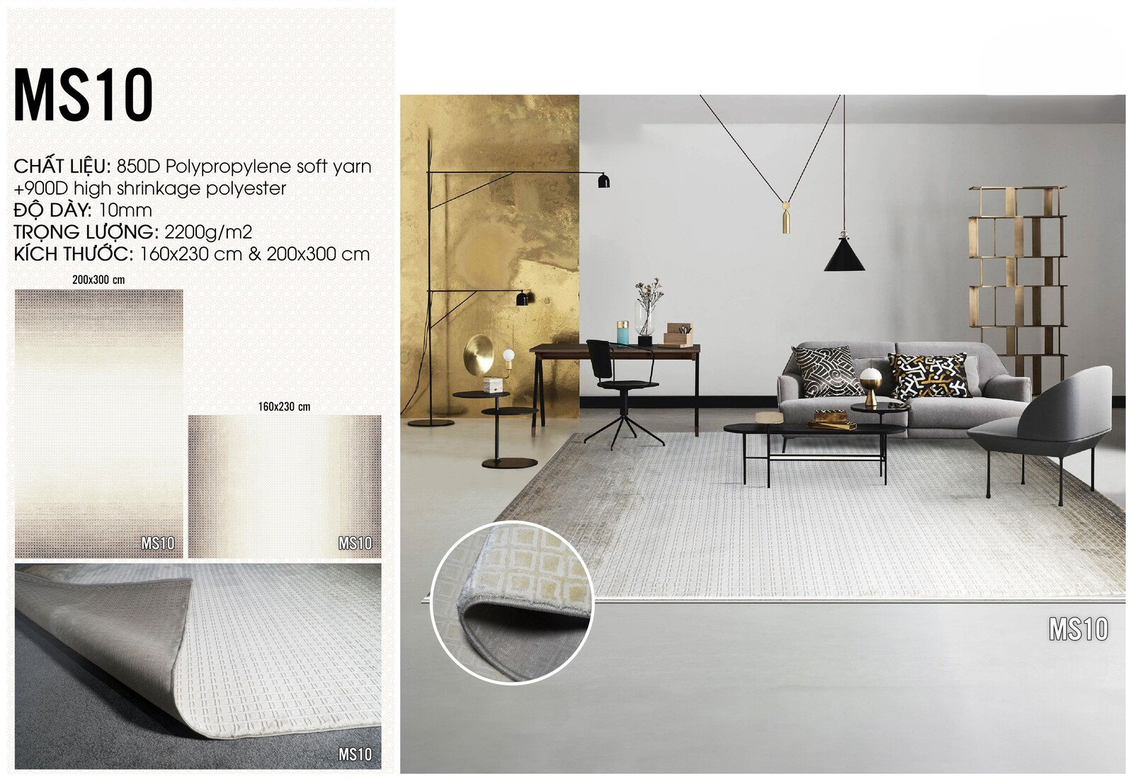 Thảm dệt 3D cao cấp- GO-MS