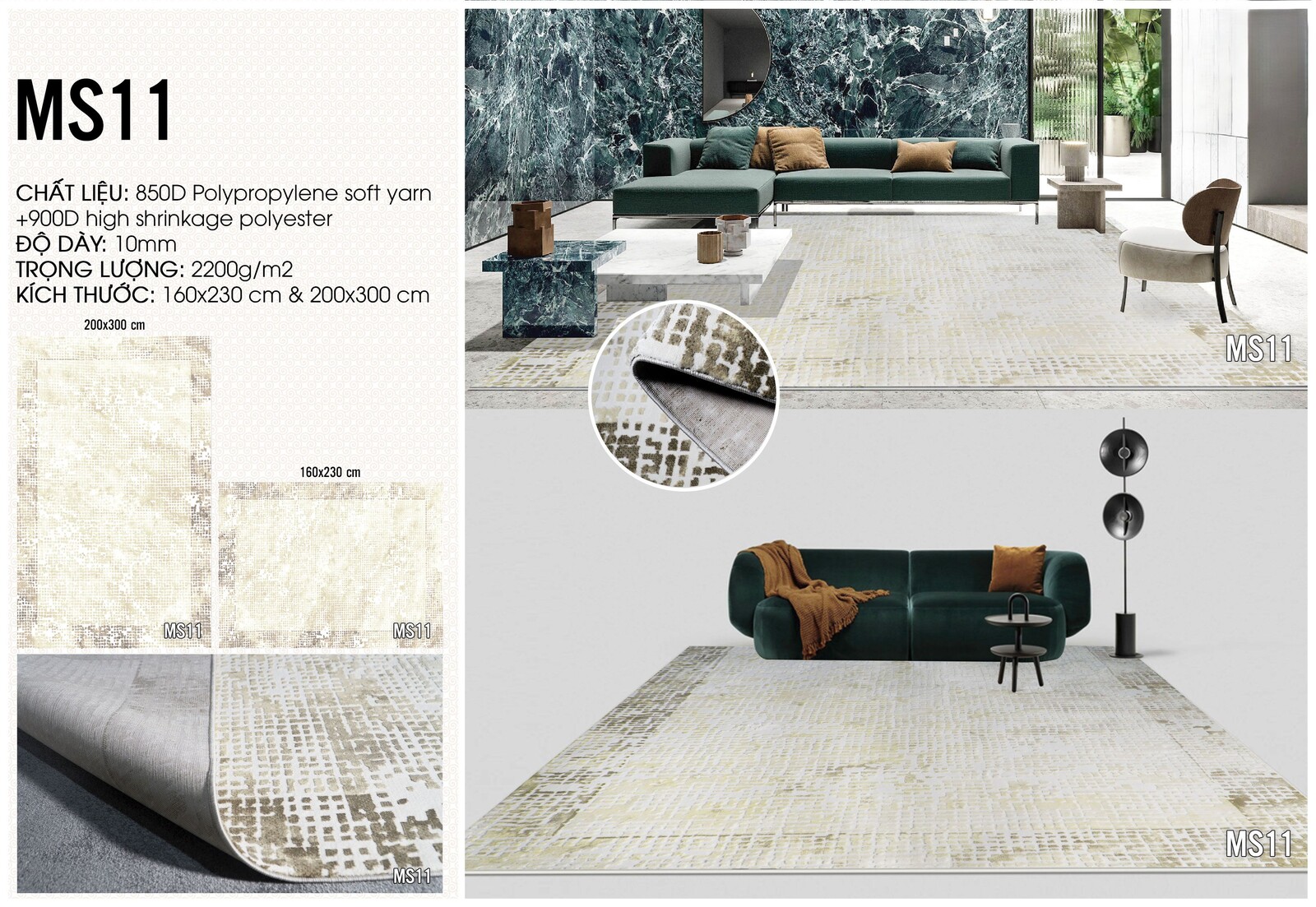 Thảm dệt 3D cao cấp- GO-MS