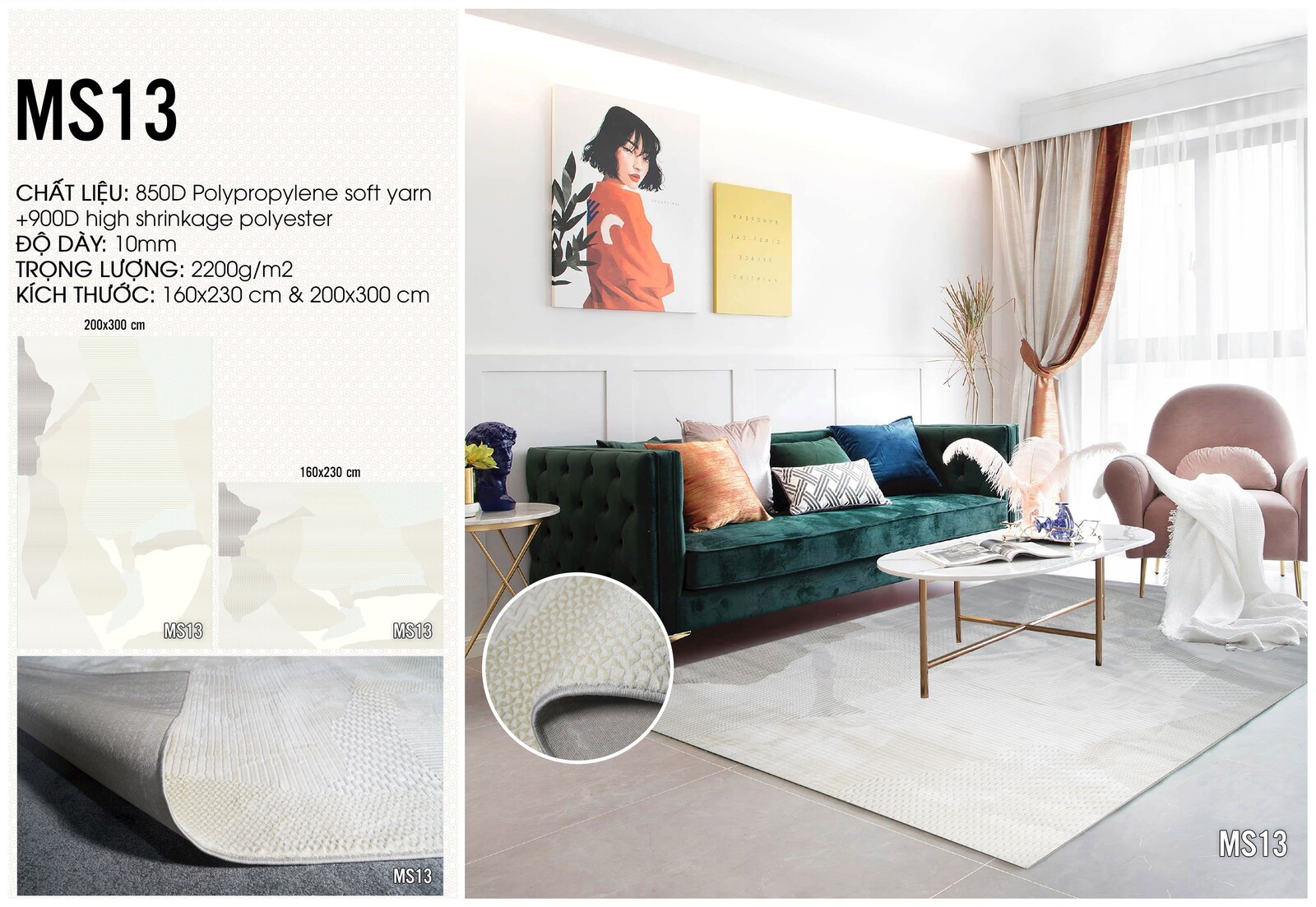 Thảm dệt 3D cao cấp- GO-MS