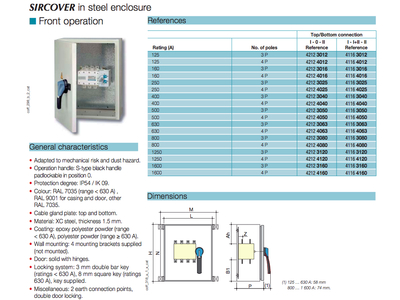 MTS 4P 630A SIRCOVER