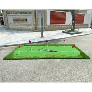 Thảm Tập Golf Putting Kích Thước 1.5M x 3M/ Tặng kèm 3 Bóng Golf