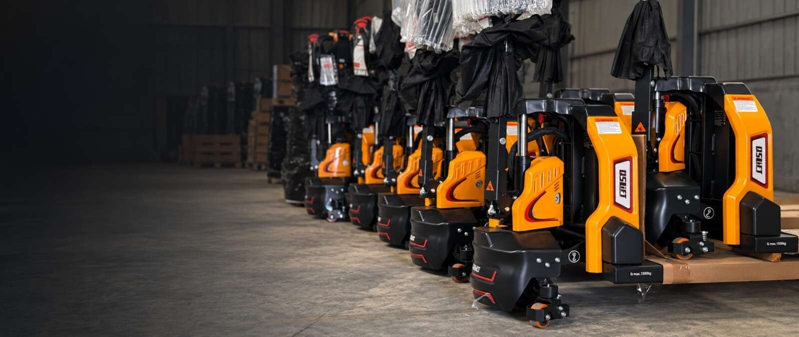 Dàn xe nâng tay điện QSLift chính hãng tại kho Cường Thịnh