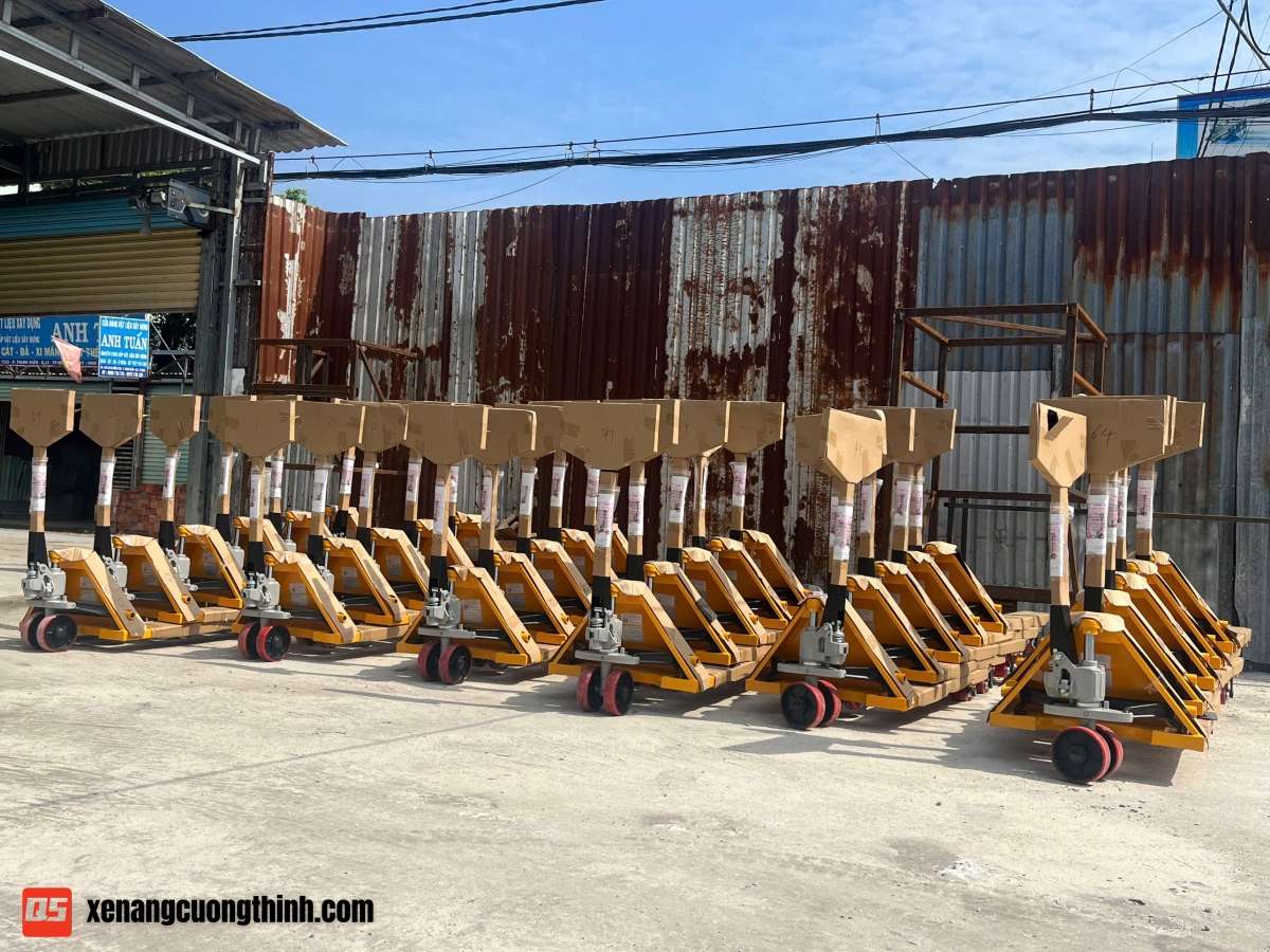 Bàn Giao Xe Nâng Tay | Xe Nâng Cường Thịnh
