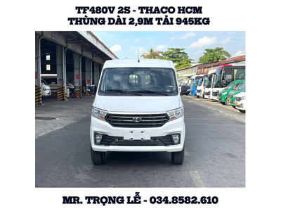 XE TẢI VAN 2 CHỖ THÙNG DÀI 2,9 MÉT - THACO TF480V 2S