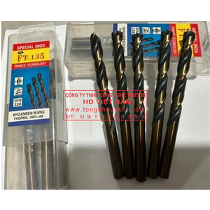 Mũi khoan inox xịn mini khoan sắt, thép, inox, nhôm, gỗ nhựa. Hàng chính hãng F135 phi 3mm-10mm