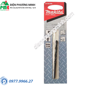 Mũi khoan kim loại HSS-R Makita D-38386 4.5mm