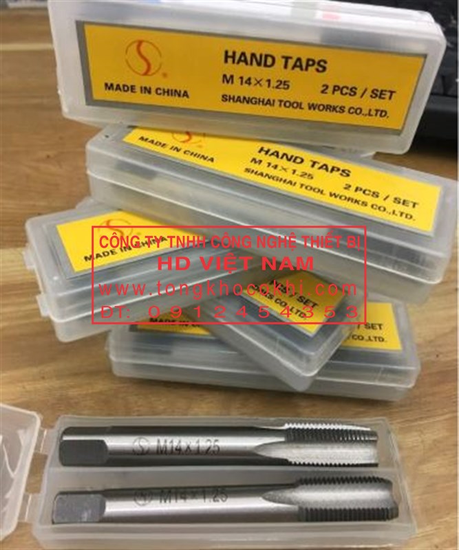 Mũi taro đủ bước ren thô - mịn, hàng Thượng Hải chính hãng chuyên taro thép