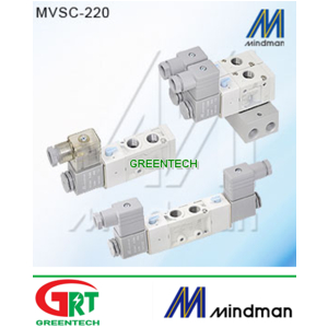 MVSC-300-4E2C MVSC-300-4E2P | Van điện từ Mindman | Solenoid Valve khí nén | Mindman Vietnam