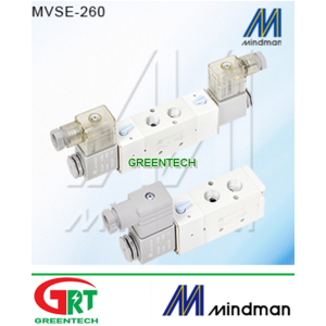 MVSC-260-4E2C | MVSC-260-4E2P | Van điện từ Mindman | Solenoid Valve khí nén | Mindman Vietnam