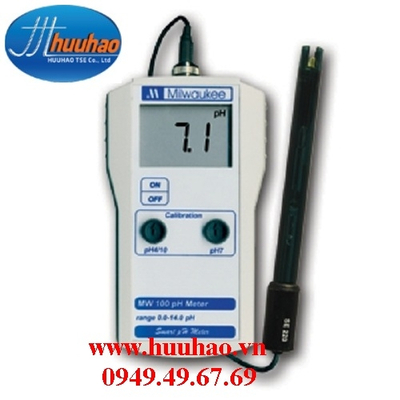 MÁY ĐO pH CẦM TAY ĐIỆN TỬ HIỆN SỐ MW100