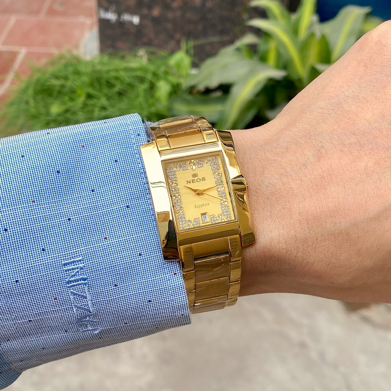 ĐỒNG HỒ NEOS DÂY DA N-30708M