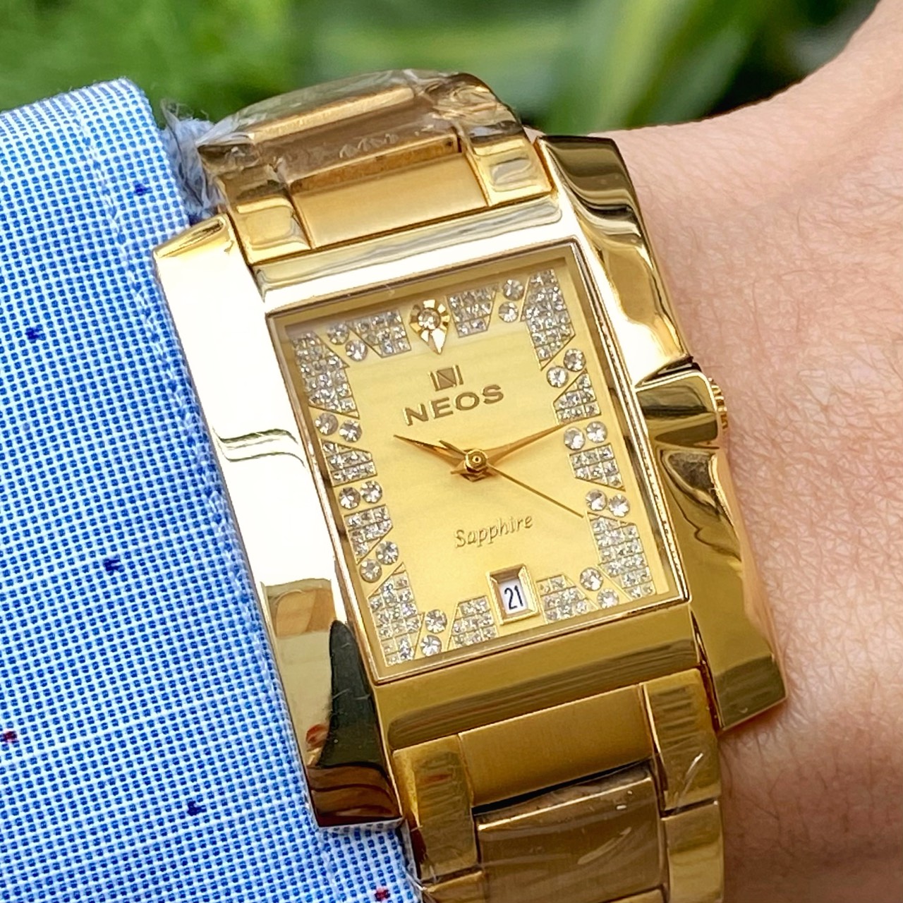 ĐỒNG HỒ NEOS DÂY DA N-30708M