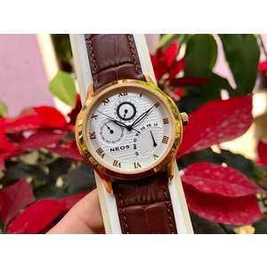 ĐỒNG HỒ NEOS DÂY DA N-30724M 5 KIM