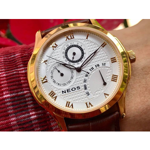 ĐỒNG HỒ NEOS DÂY DA N-30724M 5 KIM