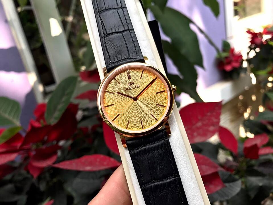 ĐỒNG HỒ NEOS DÂY DA N-40577M CHÍNH HÃNG