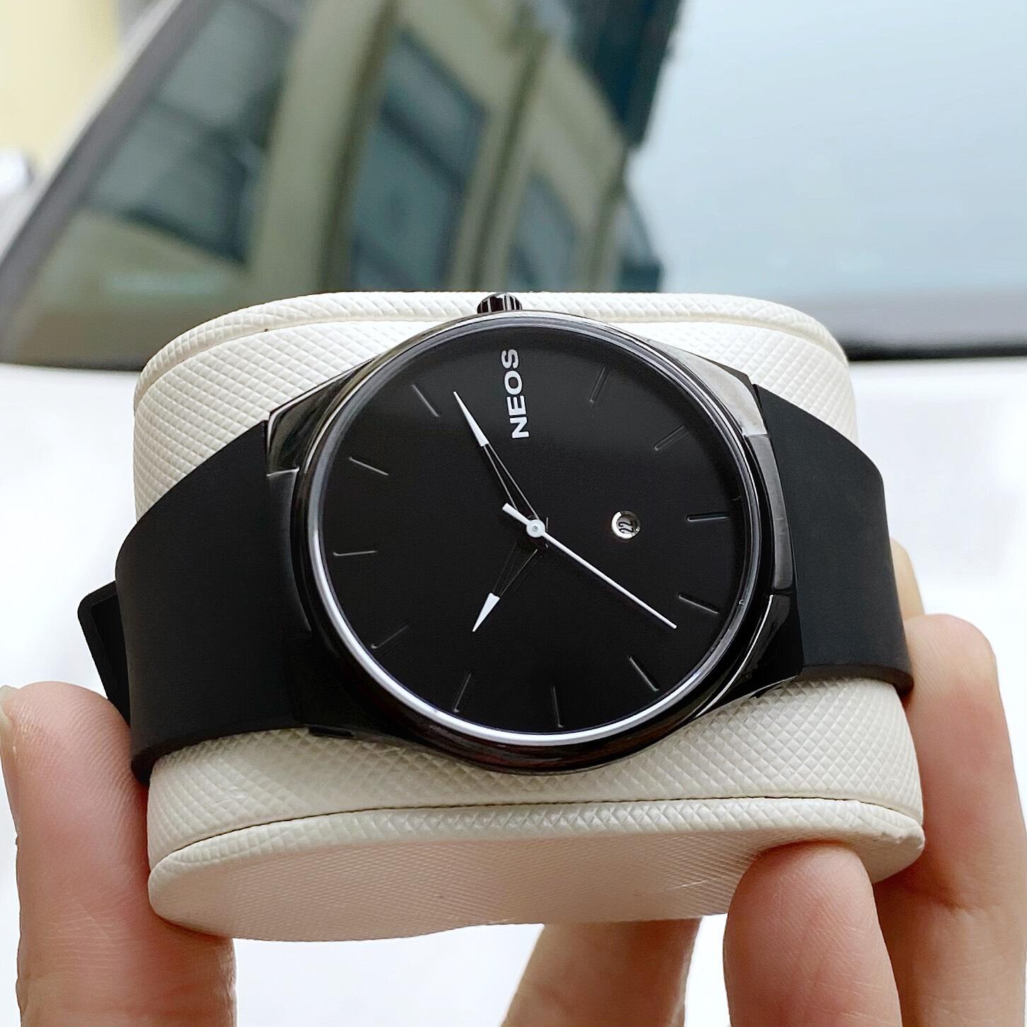 Đồng hồ Neos N-40713M Dây Cao Su Non
