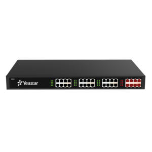 N824-8-24 - Tổng đài 8 đường vào 24 máy lẻ analog, 4 Siptrunk, 8 Sip account